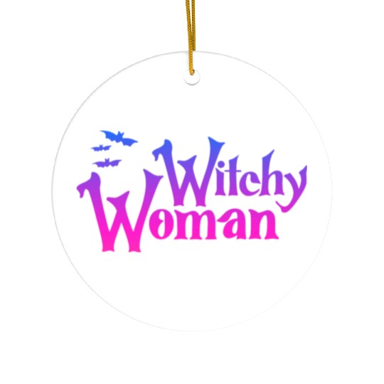 Witchy Woman Ceramic Ornaments
