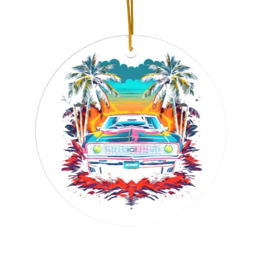 Exotic Camaro Z28 Ceramic Ornaments