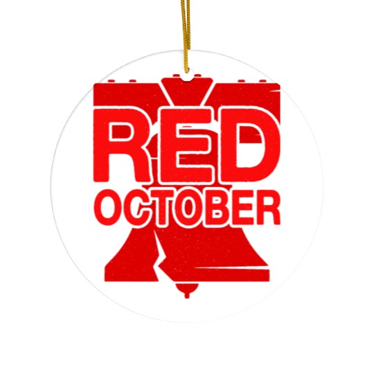 Philadelphia Red October Philly Vintage Ceramic Ornaments