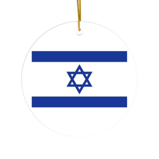 Flag of Israel X 300 Ceramic Ornaments