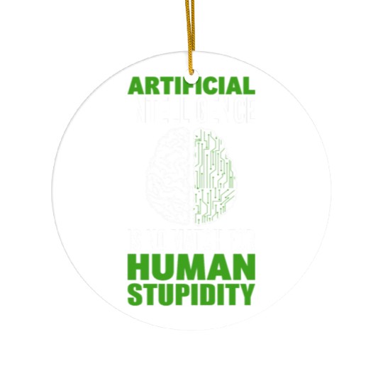 Data Robot AI Computer Science Machine Learning Ceramic Ornaments