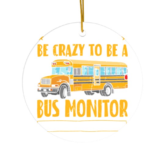 Bus Assistant Back To School School Bus Aide Ceramic Ornaments