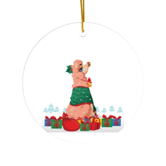 Fa La La La La La Llama Funny Gift Ceramic Ornaments