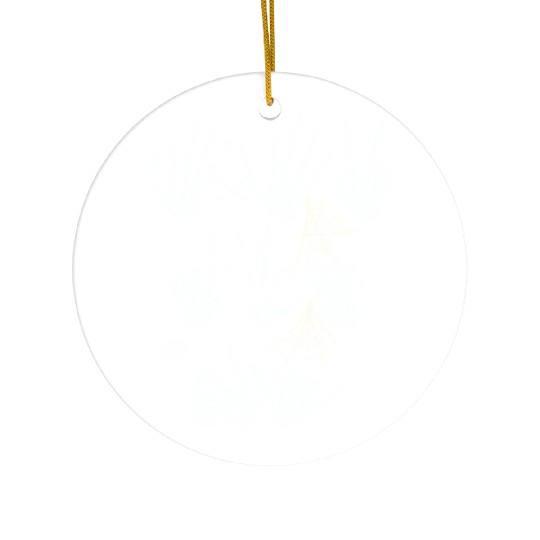 Skeleton Hand Ceramic Ornaments