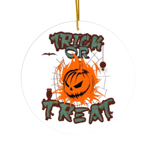 Trick or Treat Delight Ceramic Ornaments