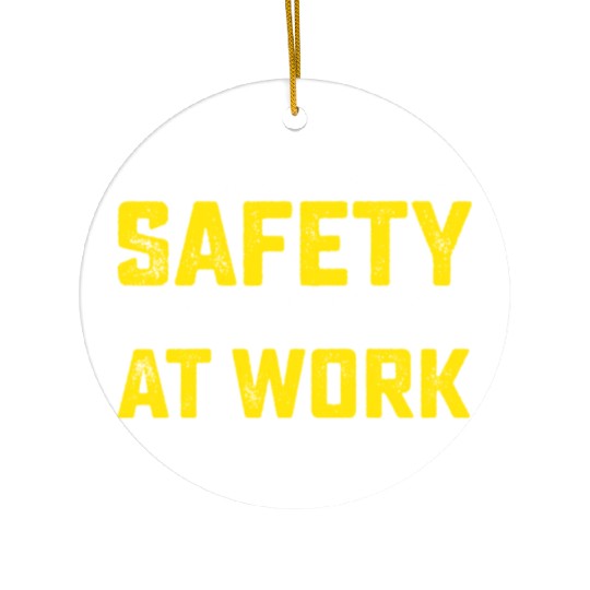I'm The Reason For Safety Meetings Ceramic Ornaments