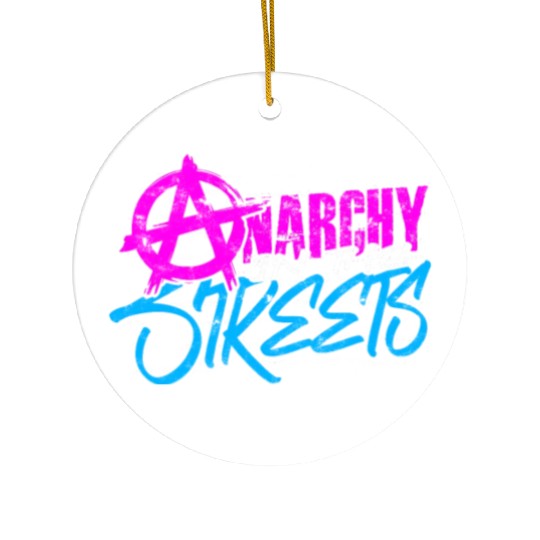 Anarchy in the Streets - Punk Ceramic Ornaments