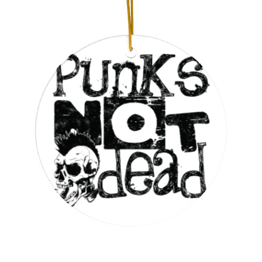 Punks Not Dead - Punk Ceramic Ornaments
