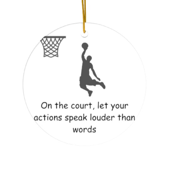 The Basketball Journey Ceramic Ornaments
