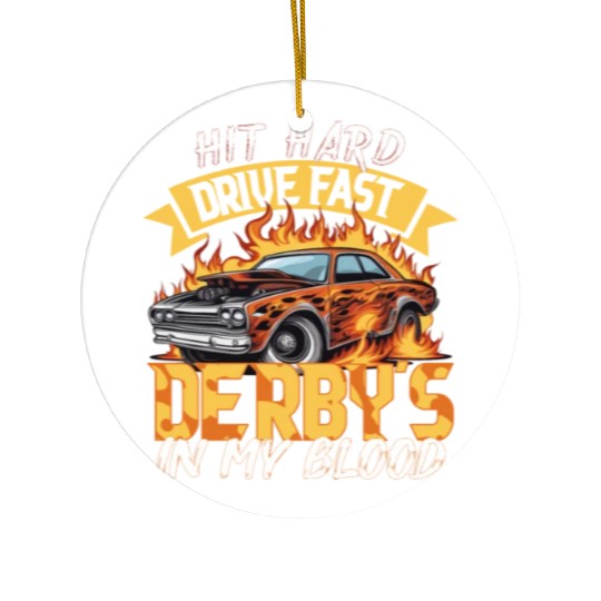 Demo Derby Demolition Derby Demolition Derby Lover Ceramic Ornaments