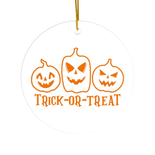 Trick or treat Ceramic Ornaments