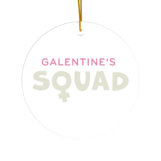Be My Galentine. Galentine's Day Ceramic Ornaments