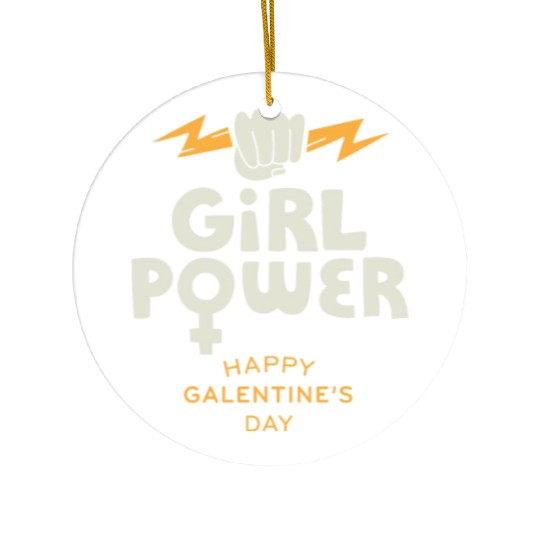 Be My Galentine. Galentine's Day Ceramic Ornaments