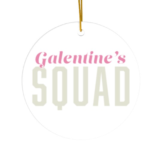 Be My Galentine. Galentine's Day Ceramic Ornaments