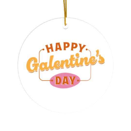 Be My Galentine. Galentine's Day Ceramic Ornaments