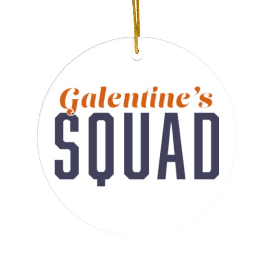 Be My Galentine. Galentine's Day Ceramic Ornaments