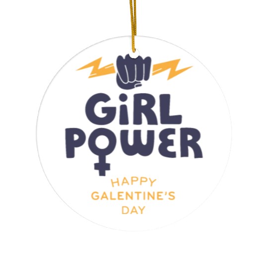 Be My Galentine. Galentine's Day Ceramic Ornaments