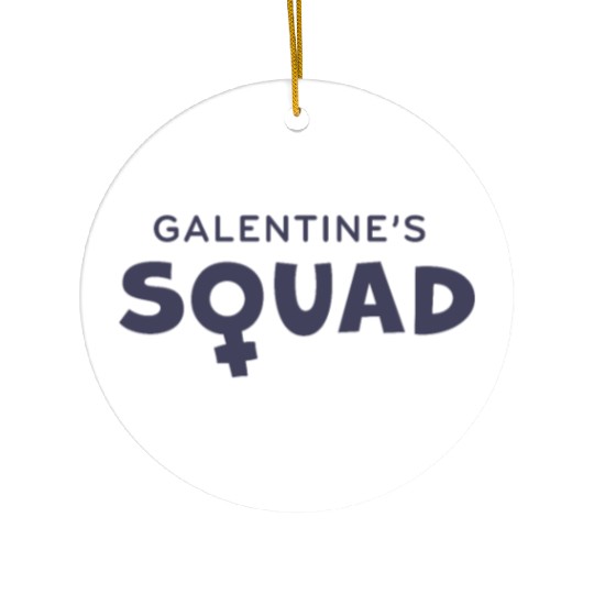 Be My Galentine. Galentine's Day Ceramic Ornaments