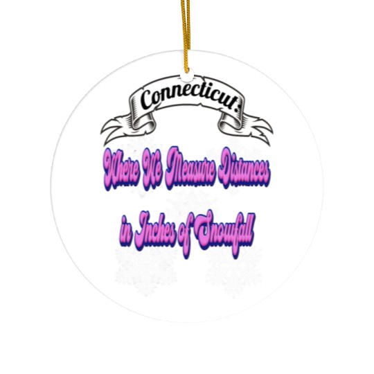 Connecticut Ceramic Ornaments