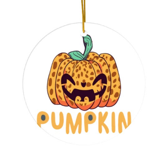 Giant Jack O' Lantern Face | Halloween Pumpkin Ceramic Ornaments