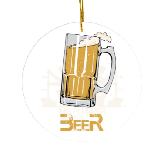 I LOVE BEER Ceramic Ornaments