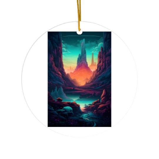 Grand Canyon USA Ceramic Ornaments