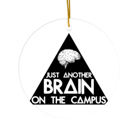 Another Triangle On The Campus Ceramic Ornaments