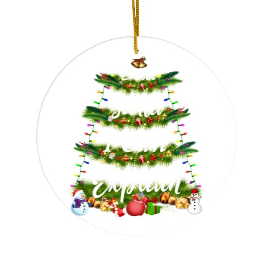 Dear Santa, I Can Explain - Christmas Tree Ceramic Ornaments