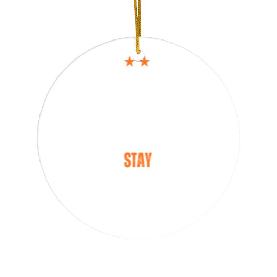 Never give up Ceramic Ornaments