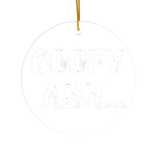 Goofy Ahh Ceramic Ornaments