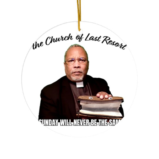 Sunday Will Never Be The Same Ceramic Ornaments