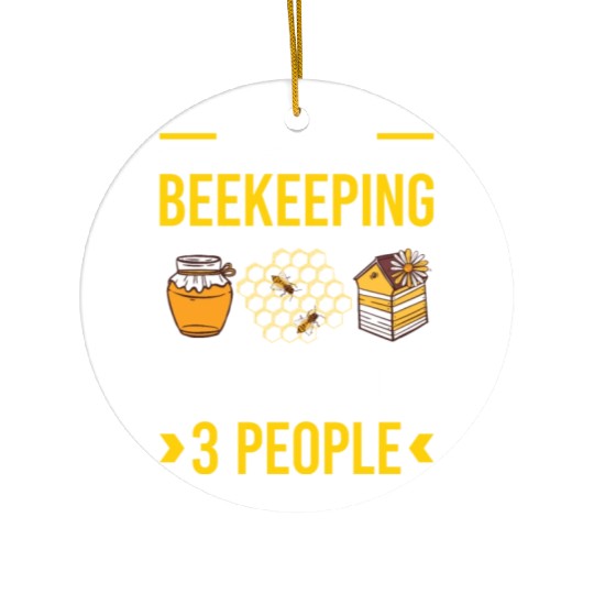 3 People Beekeeping Beekeeper Apiculture Ceramic Ornaments