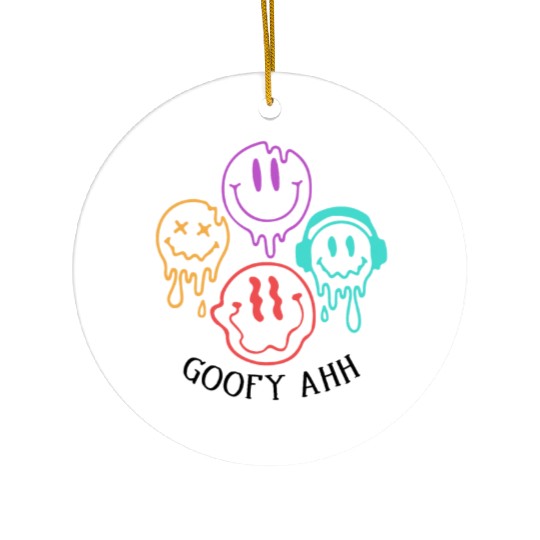 NERD goofy ahh Ceramic Ornaments