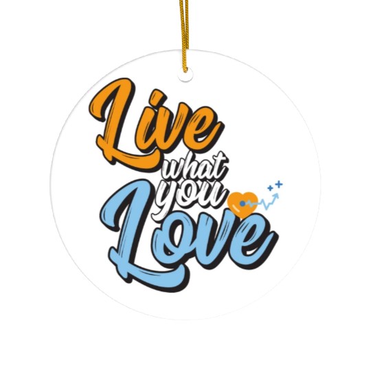 Hopeful Hearts Embrace Ceramic Ornaments