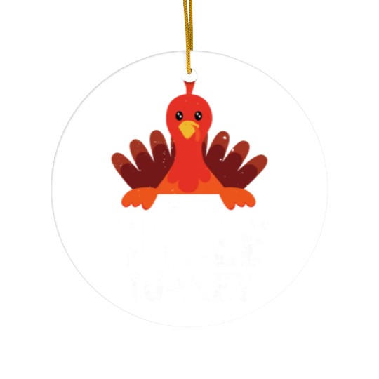 I'm the Uncle Turkey Ceramic Ornaments