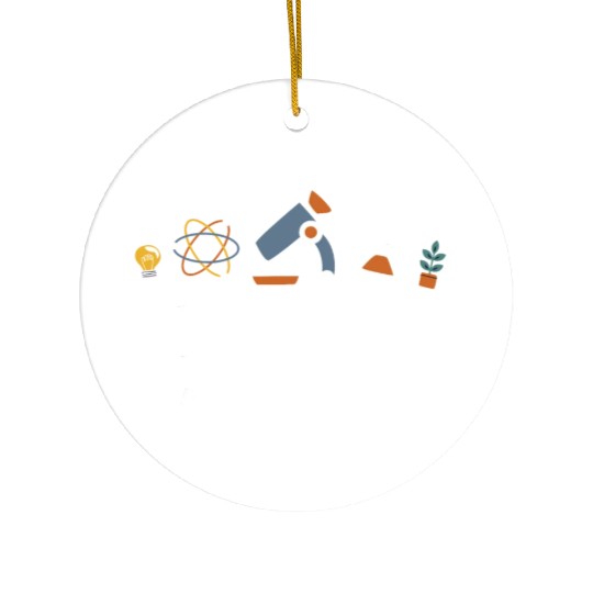 Funny Science Teacher Men Women Nerd Physics Teach Ceramic Ornaments