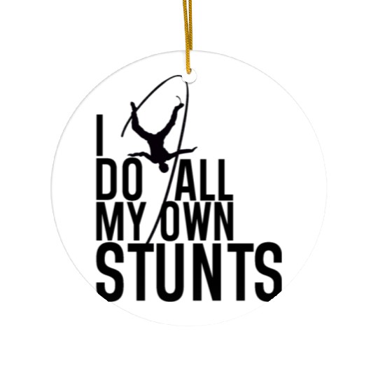 "I Do My Own Stunts" Daredevil Design Ceramic Ornaments