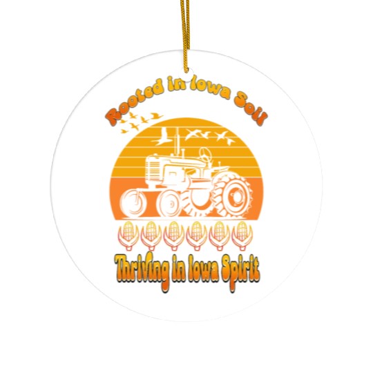 iowa Ceramic Ornaments