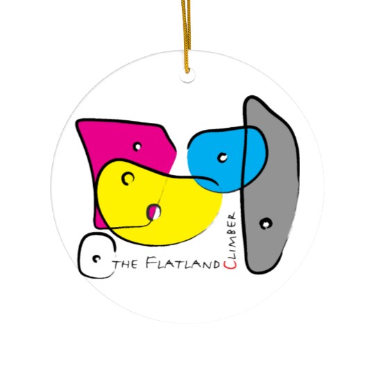 Bouldering Grips4 Ceramic Ornaments