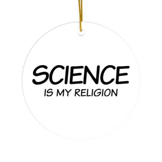 Atheist Science | Atheism Faith Gift Ceramic Ornaments