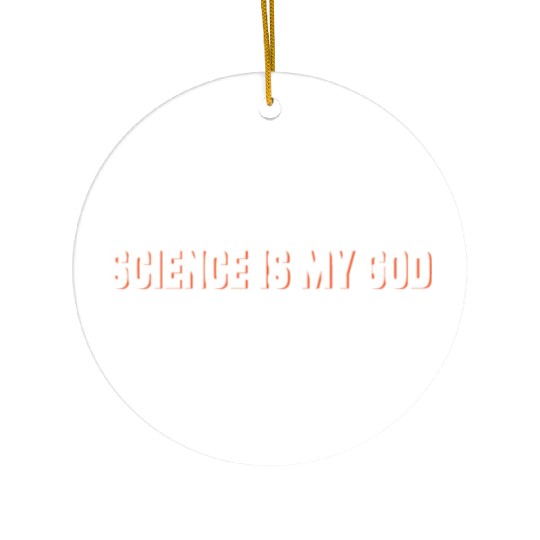 Atheism Religion Faith Atheists Science Ceramic Ornaments