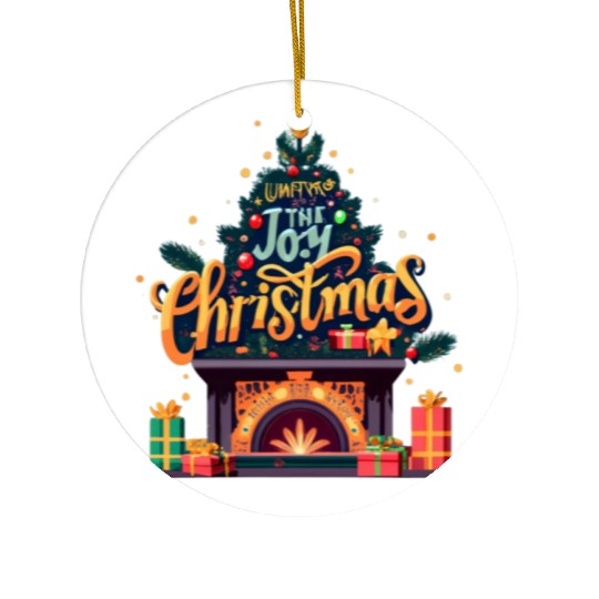 The Joy Christmas Ceramic Ornaments