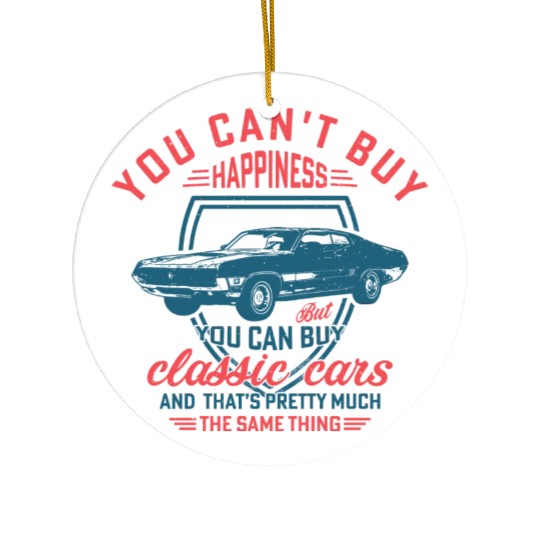 Classic Car Ceramic Ornaments