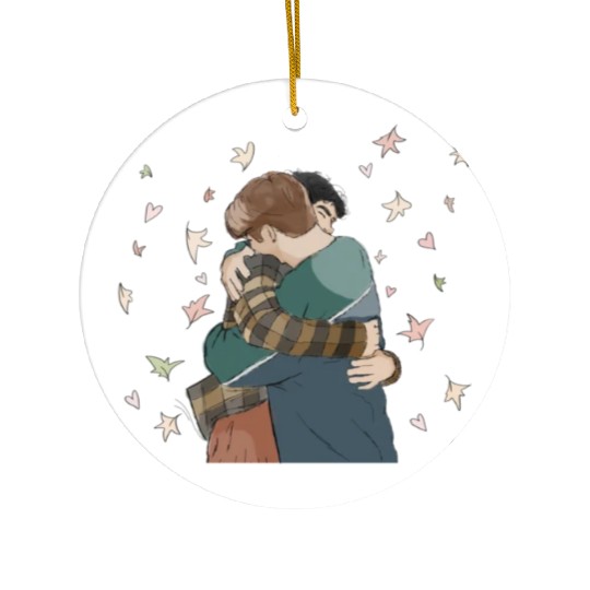 Heartstopper in love Ceramic Ornaments