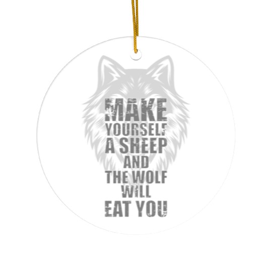 Werewolf Nordic Full Moon Ceramic Ornaments