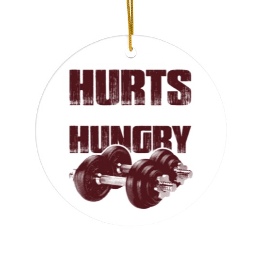 Everything Hurts And I'm Hungry 5 Ceramic Ornaments