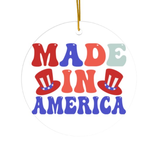 made in america Ceramic Ornaments