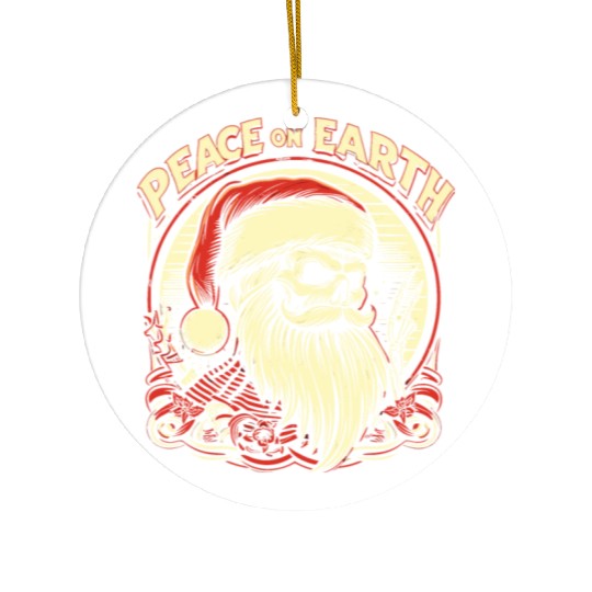 Peace on Earth Ceramic Ornaments