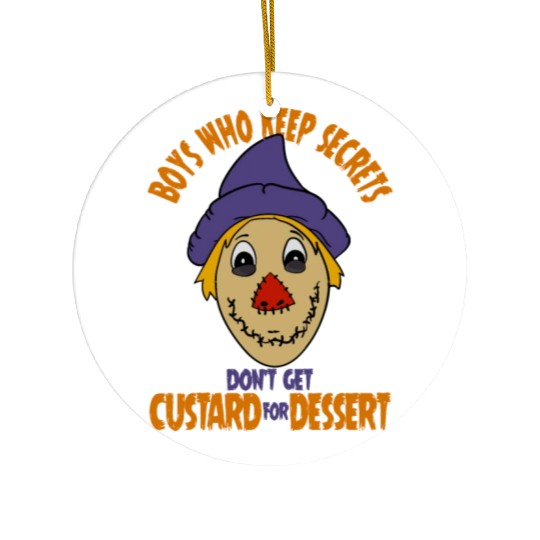 Corey Cunningham Scarecrow Mask Ceramic Ornaments