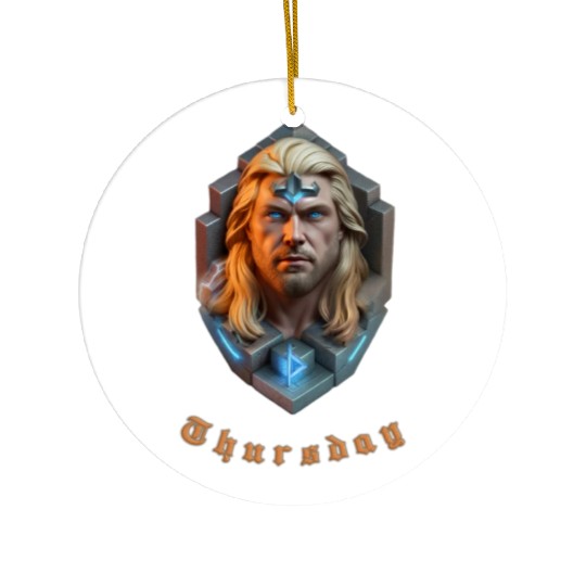 Thursday | Day of Thor Ceramic Ornaments